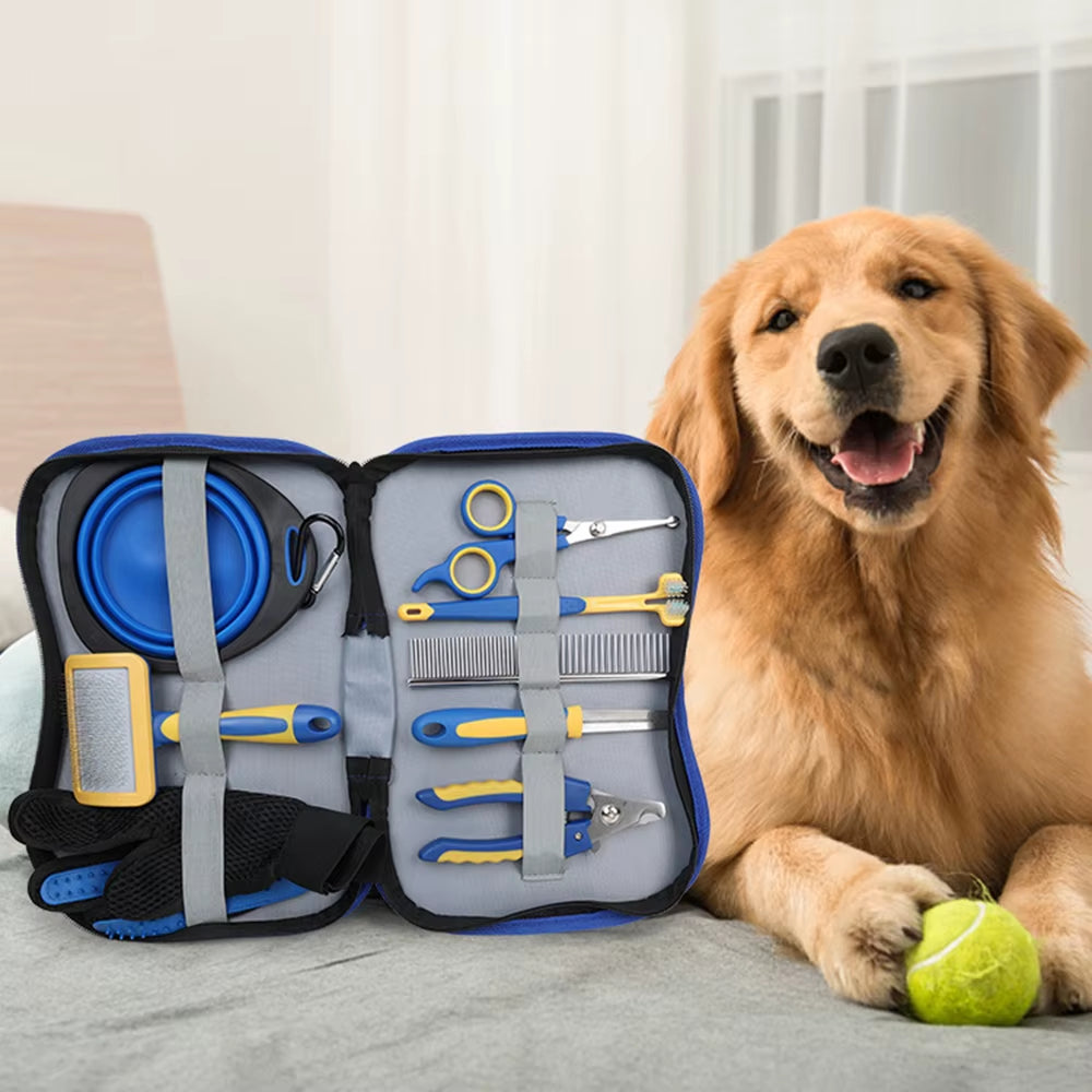 Pamper Your Furry Friend – Complete 8-Piece Pet Grooming Set